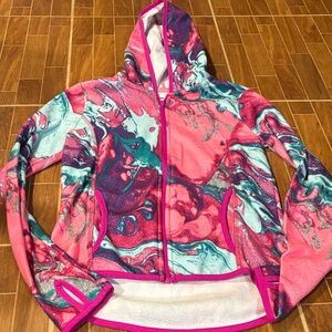 🌈4/$25🌈 SO Multicolor Abstract Zip Hoodie